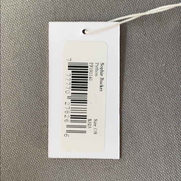 New Ulla Johnson Python Bucket bag - Picture 2 of 3